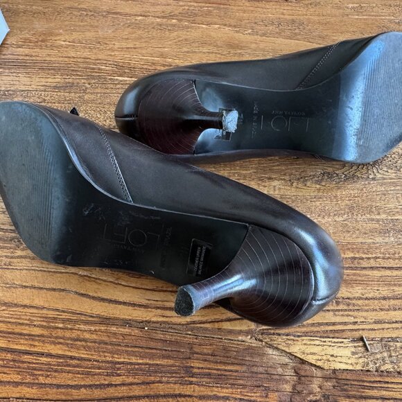 Loft Aileen Fabri Deep Brown Pumps, Size 7 - Picture 3 of 5